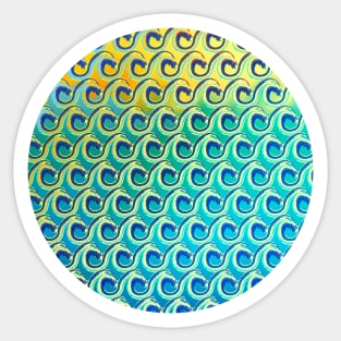 Wave Pattern Sticker